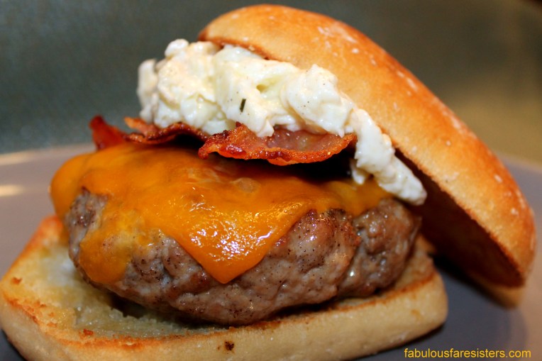 Jerk Pork Burgers & Apple Slaw