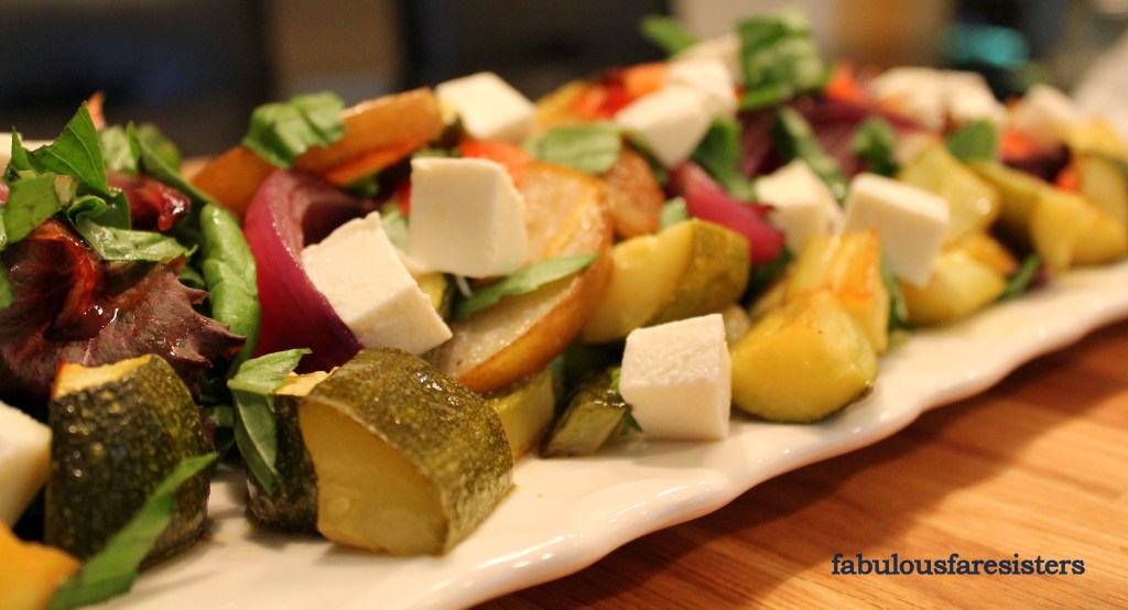 Roasted Vegetable & Pear Salad
