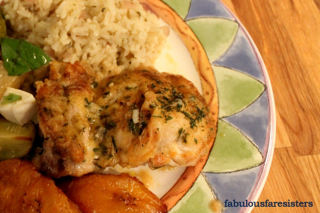 Seasoned Chicken in White Wine