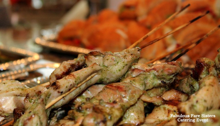 Save The Date Catering Event / Rosemary Chicken Satay
