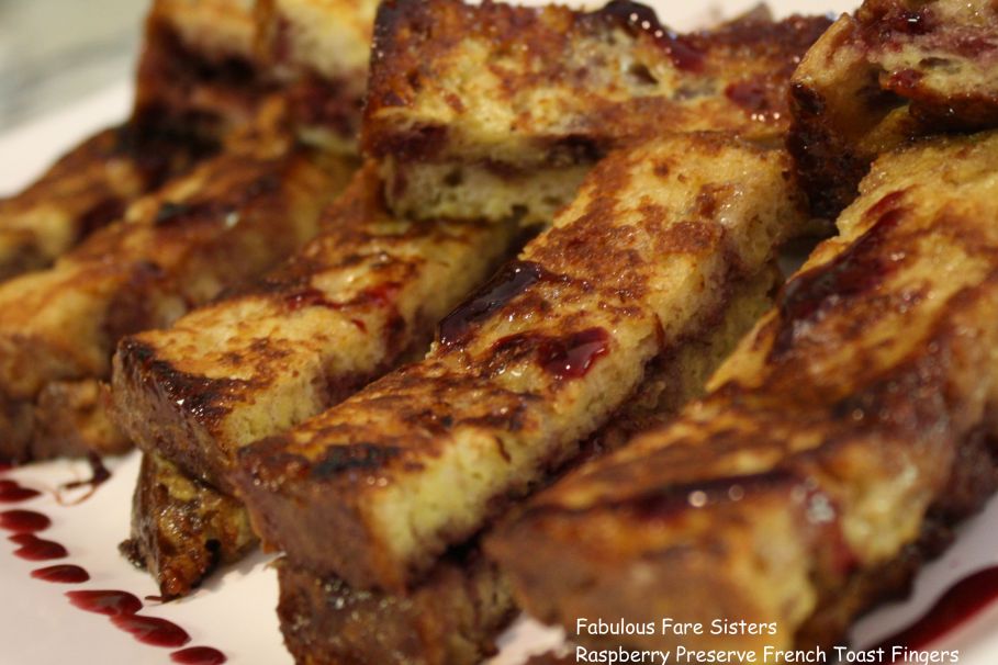 Raspberry Preserve French Toast Fingers 2