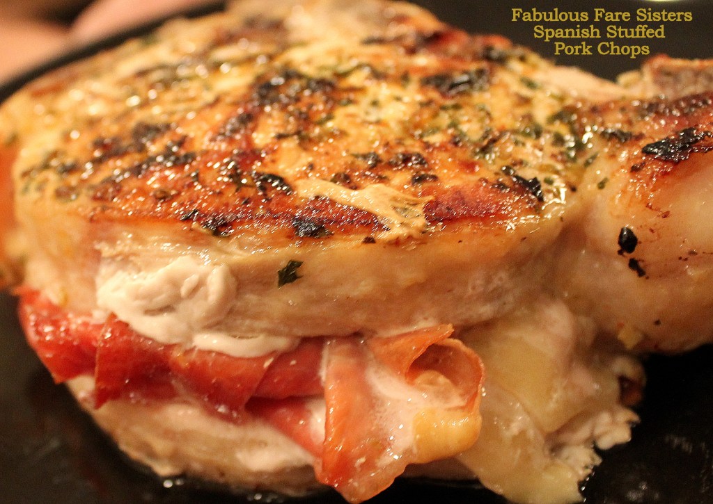 Spanish Stuffed Pork Chops