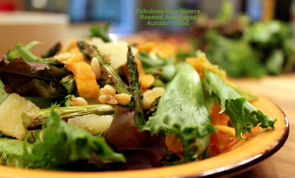 Roasted Asparagus Autumn Salad