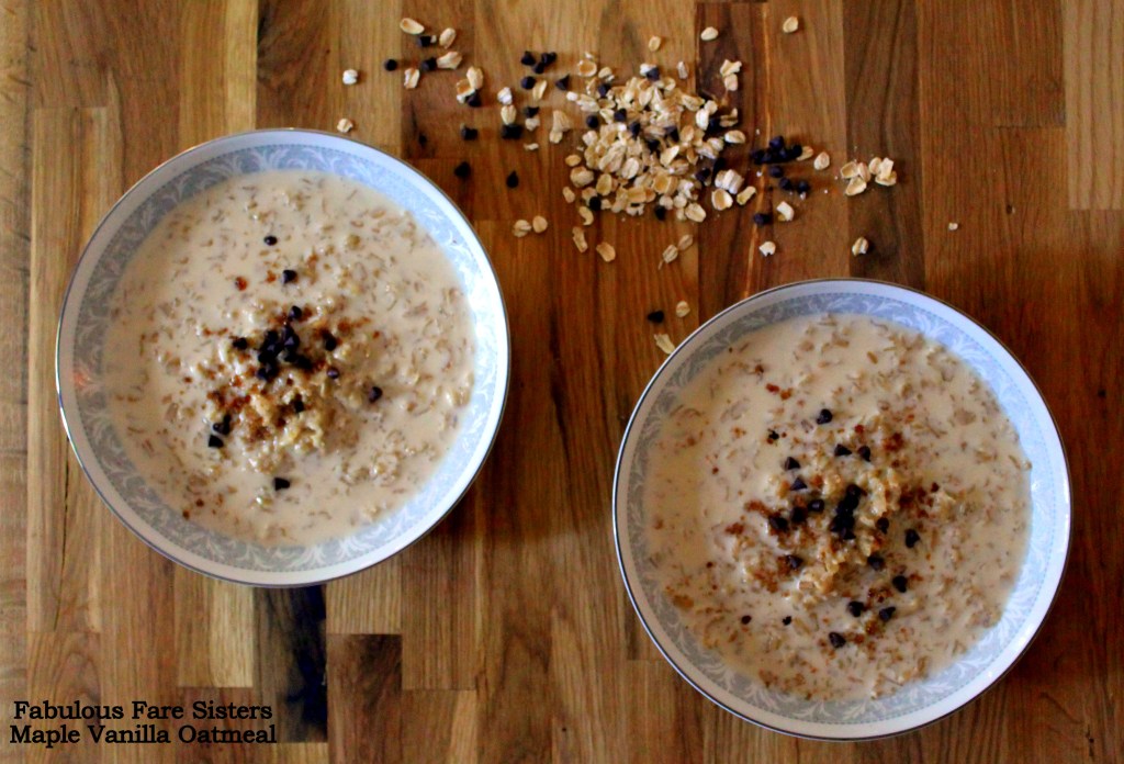 Maple Vanilla Oatmeal