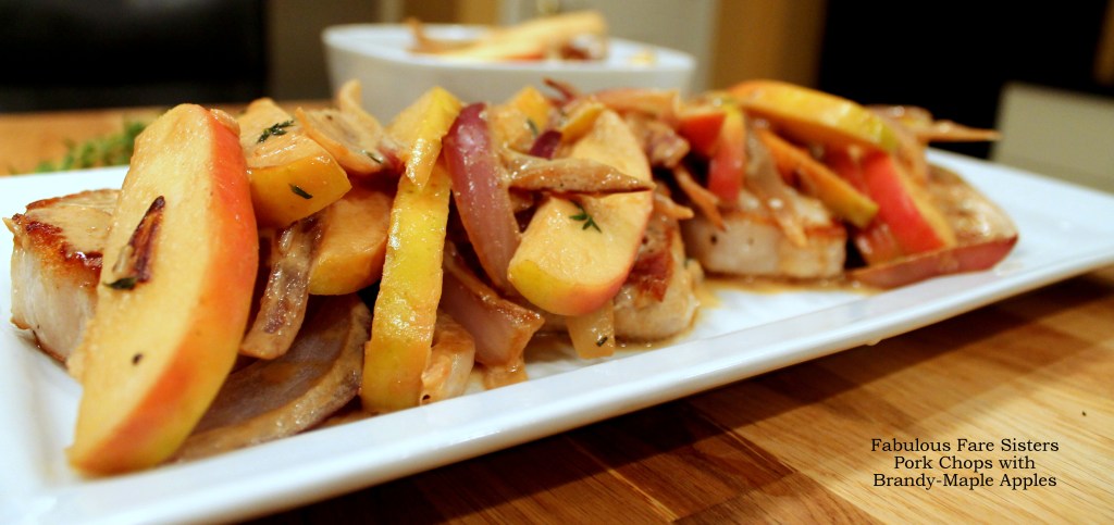 Pork Chops with Brandy-Maple Apples