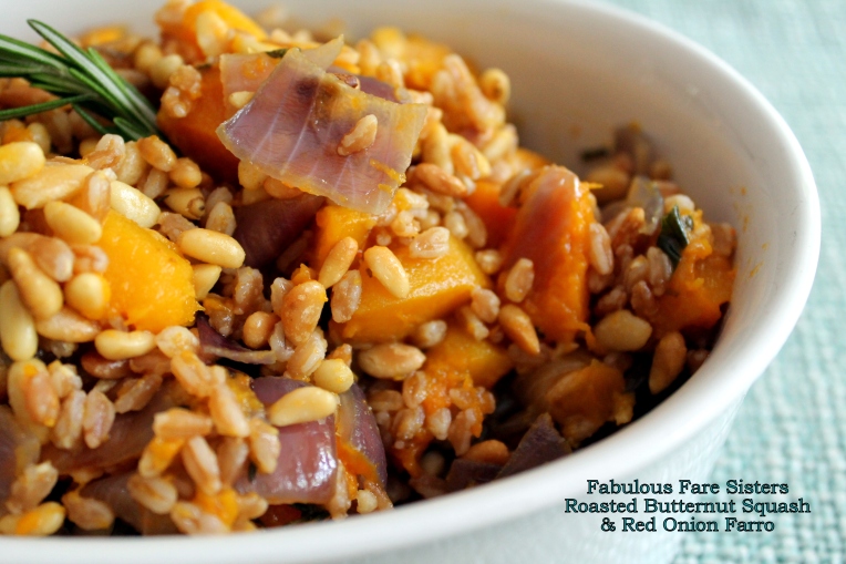 Roasted Butternut Squash & Red Onion Farro