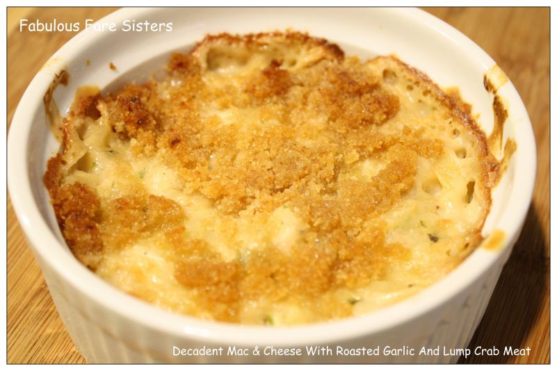 Decadent Mac & Cheese With Roasted Garlic And Lump Crab Meat 1