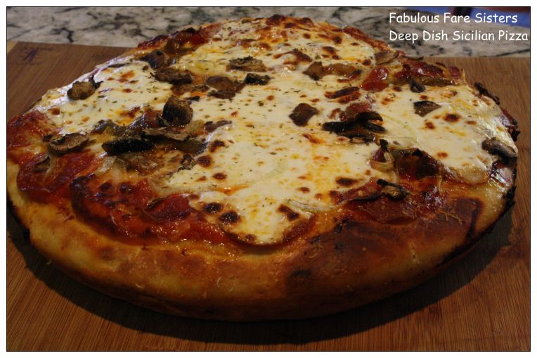 Deep Dish Sicilian Pizza