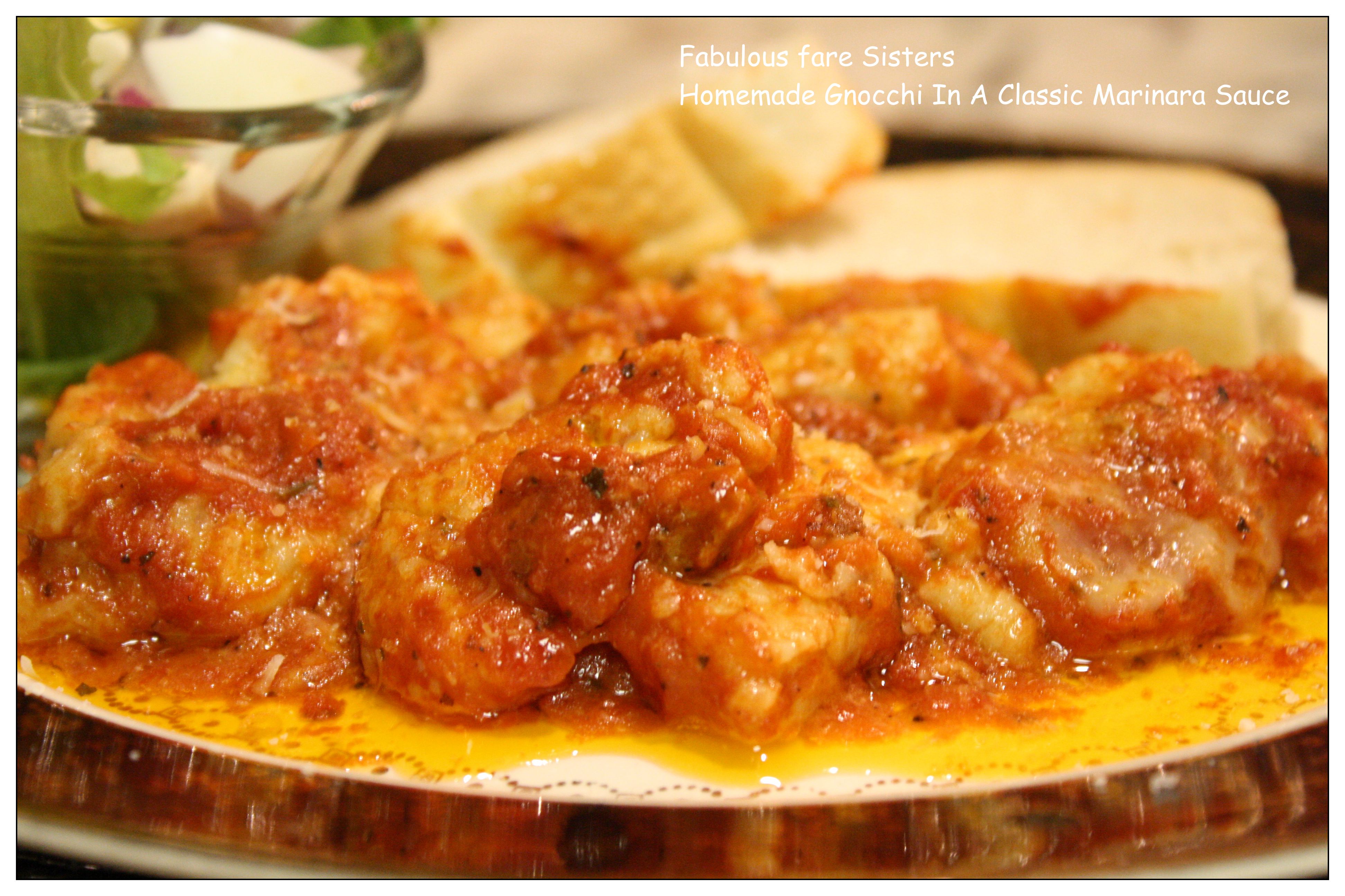 Homemade Gnocchi In A Classic Marinara Sauce