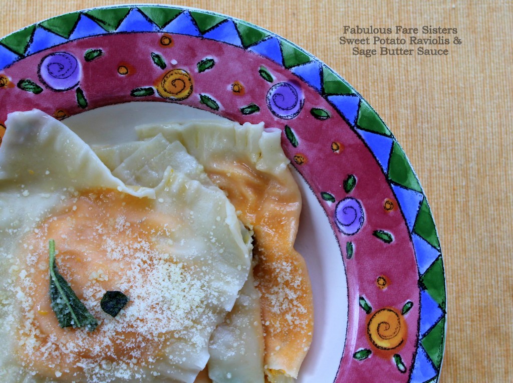 Sweet Potato Raviolis & Sage Butter Sauce