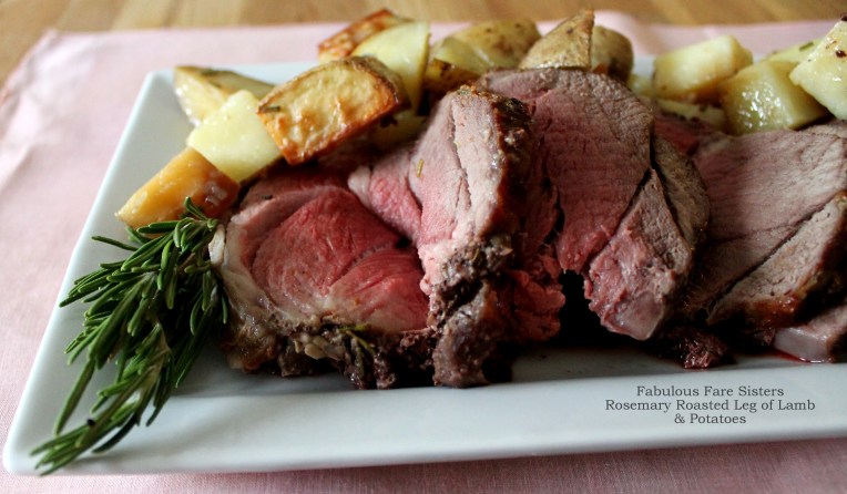 Rosemary Roasted Leg of Lamb & Potatoes