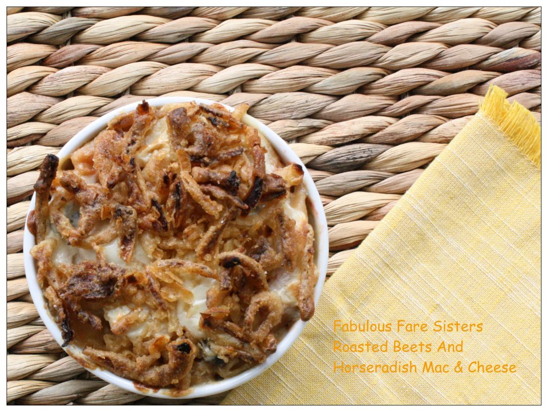 Roasted Beets And Horseradish Mac &amp; Cheese