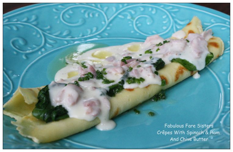 Crêpes With Spinach &amp; Ham And Chive Butter 2