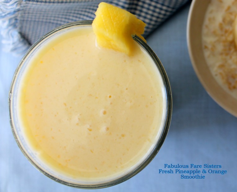 Fresh Pineapple & Orange Smoothie
