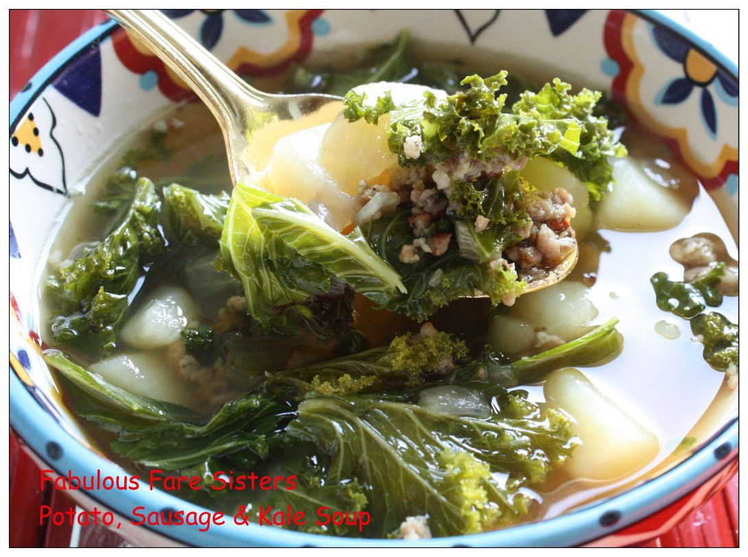 Potato, Sausage &amp; Kale Soup