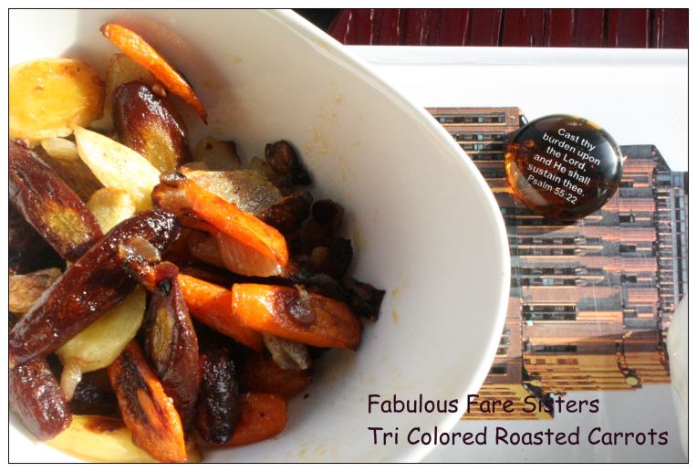 Tri Colored Roasted Carrots 8
