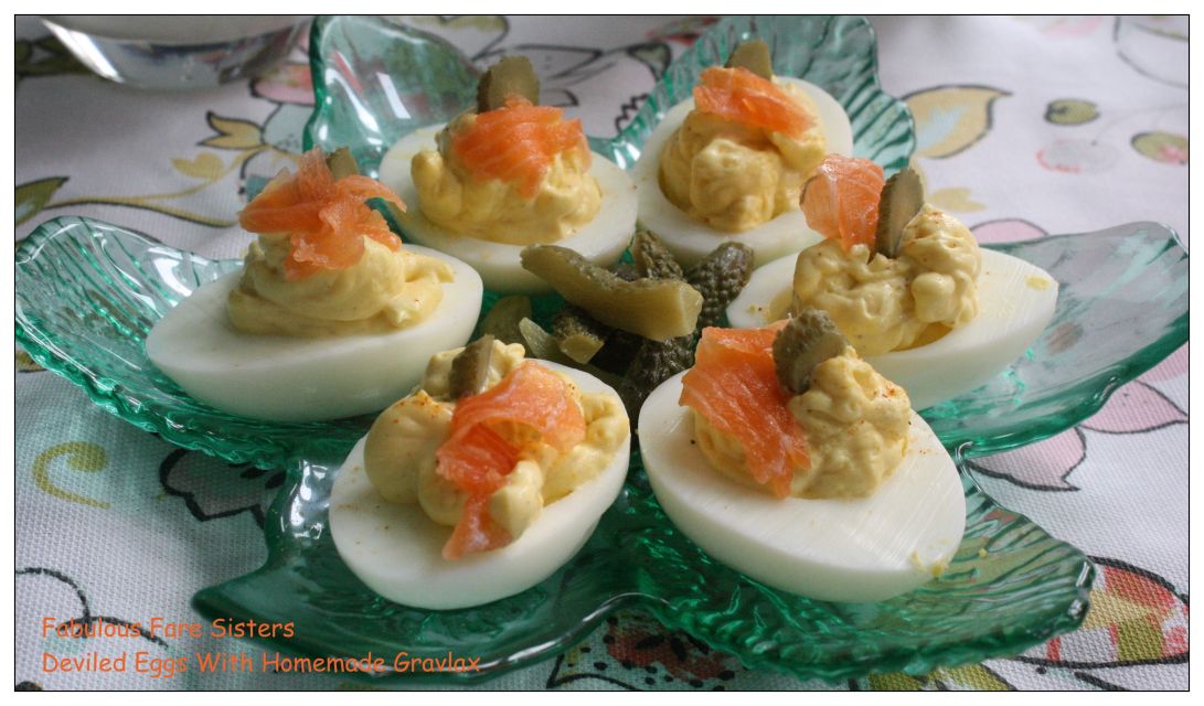 Deviled Eggs With Homemade Gravlax 1