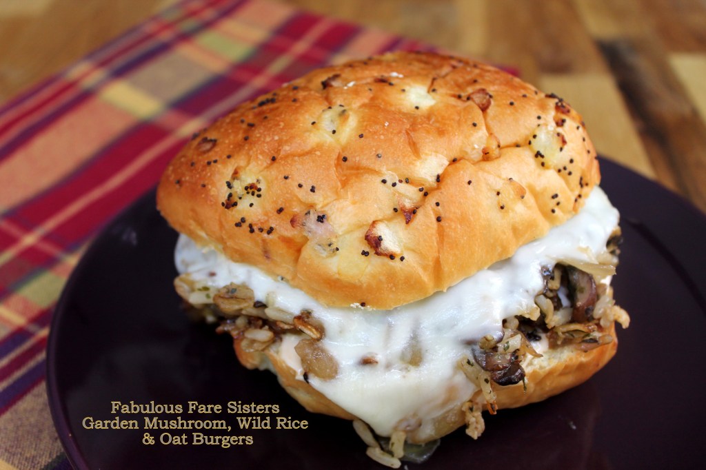 Garden Mushroom, Wild RIce & Oat Burgers