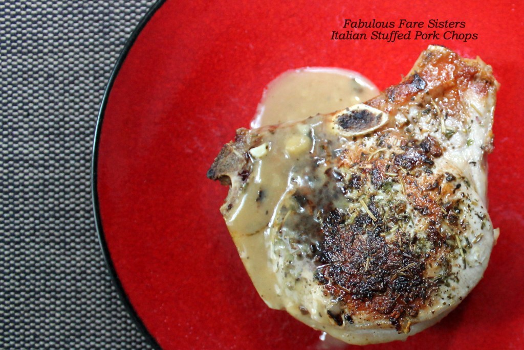 Italian Stuffed Pork Chops