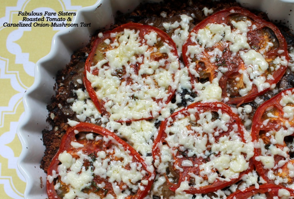 Roasted Tomato & Caramelized Onion-Mushroom Tart