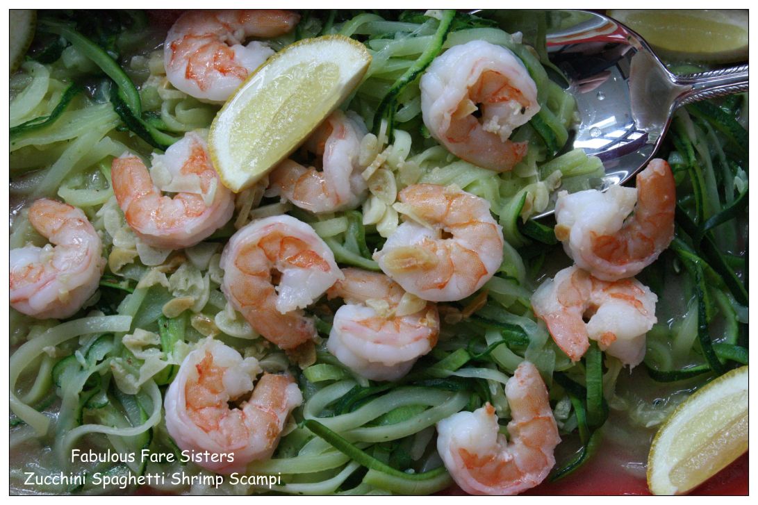 Zucchini Spaghetti Shrimp Scampi 2
