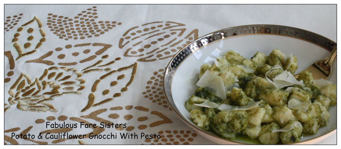Potato & Cauliflower Gnocchi With Pesto