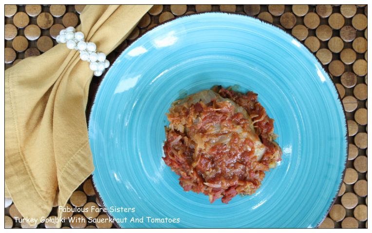 Turkey Gołąbki With Sauerkraut And Tomatoes