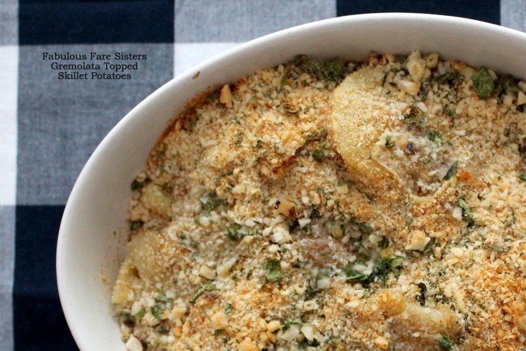 Gremolata Topped Skillet Potatoes