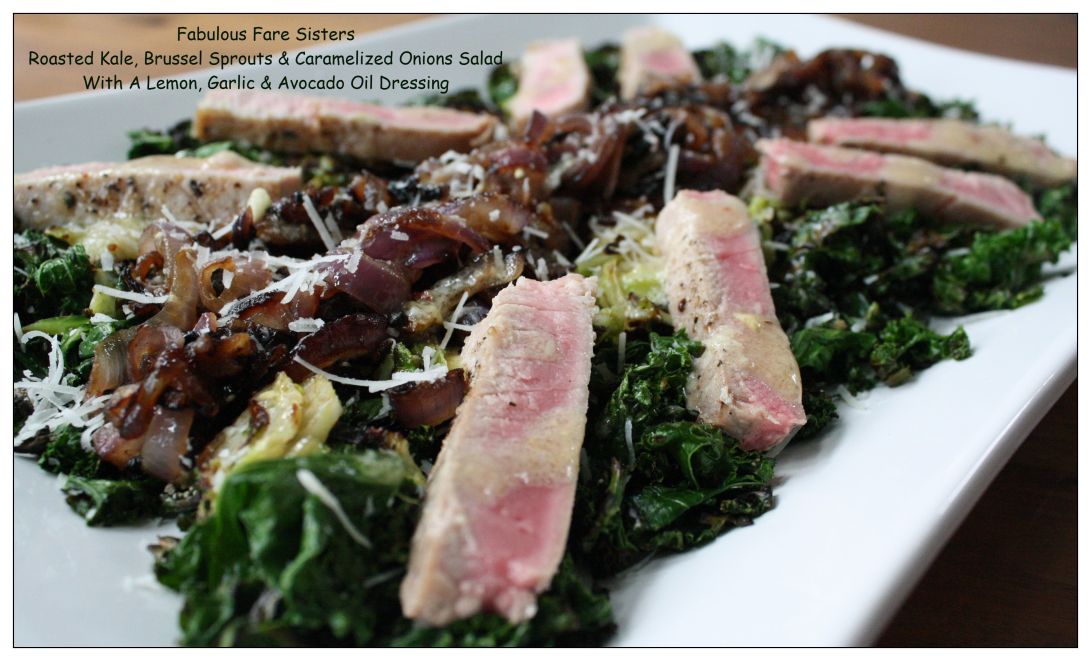 roasted-kale-brussel-sprouts-caramelized-onions