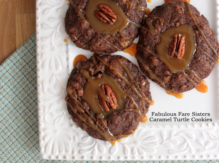 Caramel Turtle Cookies