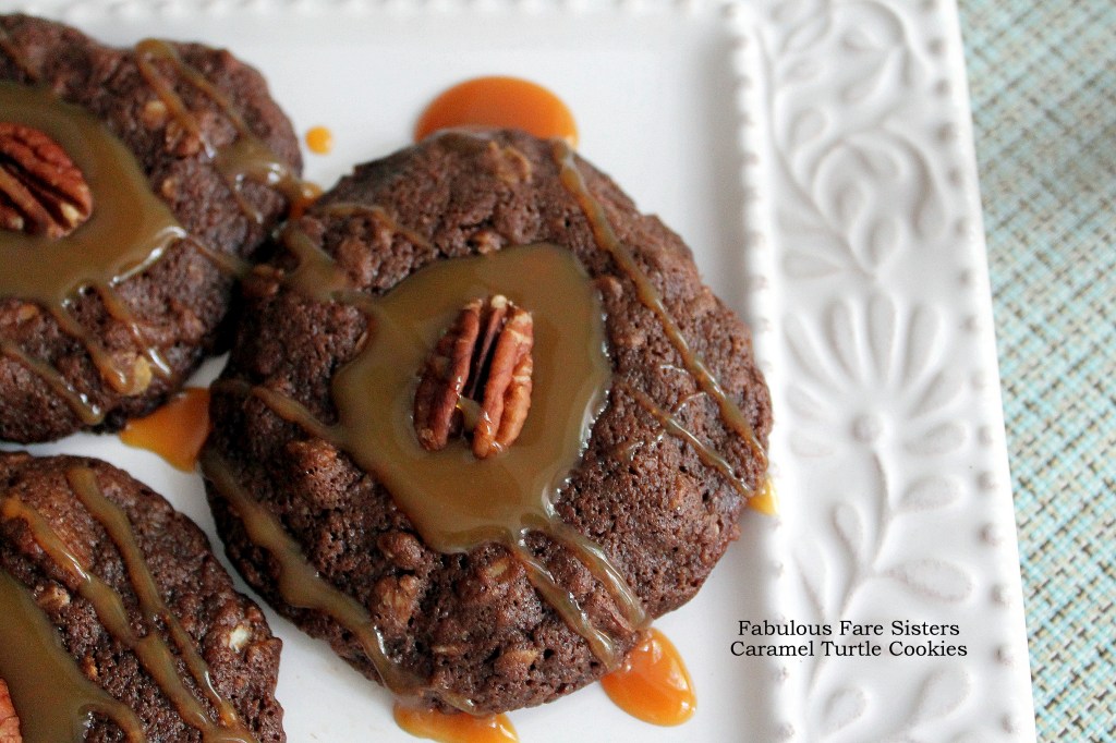 Caramel Turtle Cookies