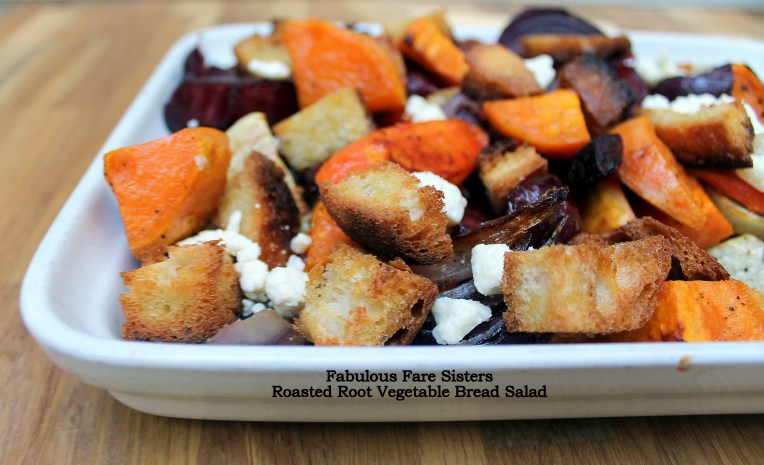 Roasted Root Vegetable Bread Salad