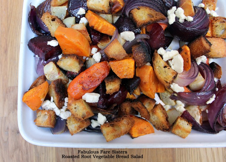 Roasted Root Vegetable Bread Salad