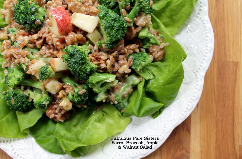 Farro, Broccoli, Apple & Walnut Salad
