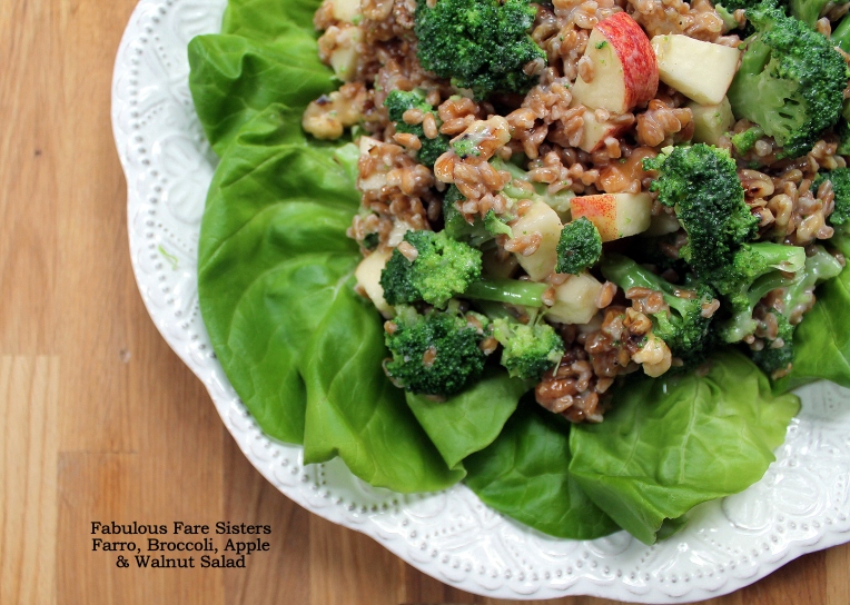 Farro, Broccoli, Apple & Walnut Salad