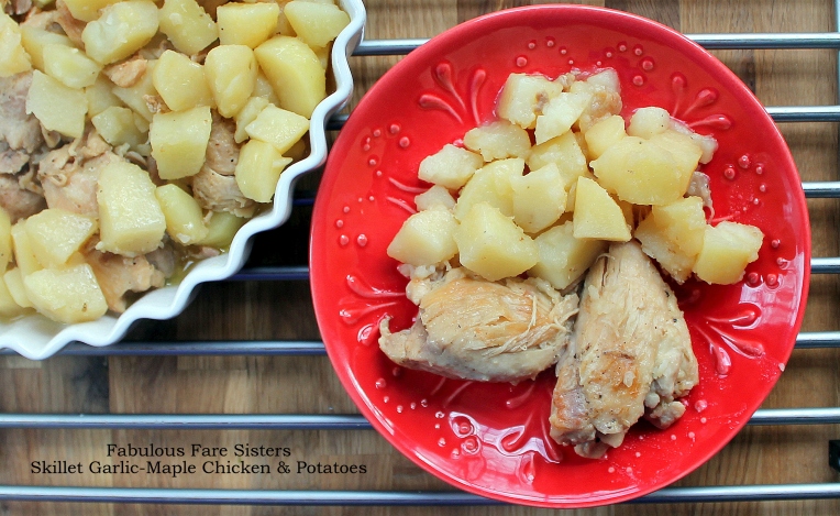Skillet Garlic-Maple Chicken & Potatoes
