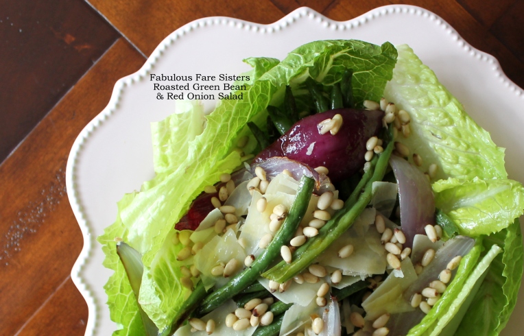 Roasted Green Bean & Red Onion Salad