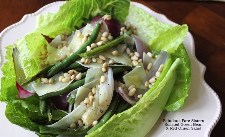 Roasted Green Bean & Red Onion Salad