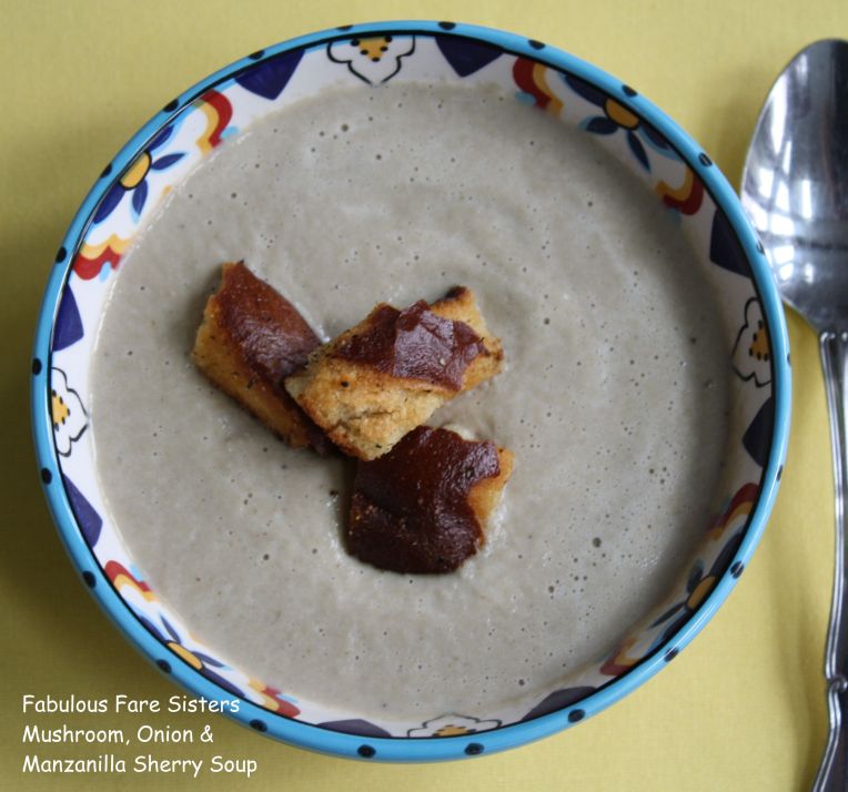 Mushroom, Onion & Manzanilla Sherry Soup 1