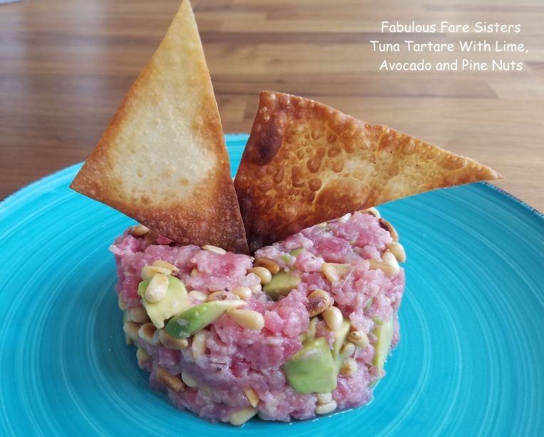 Tuna Tartare With Lime, Avocado and Pine Nuts