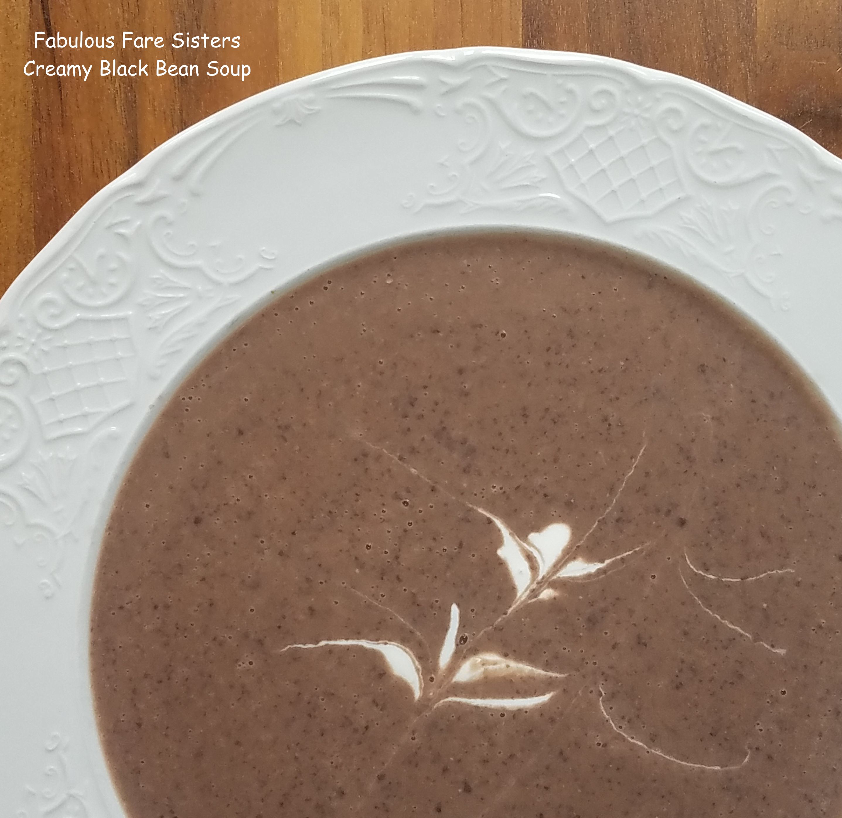Creamy Black Bean Soup