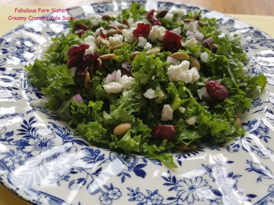 Creamy Crunchy Kale Salad 1