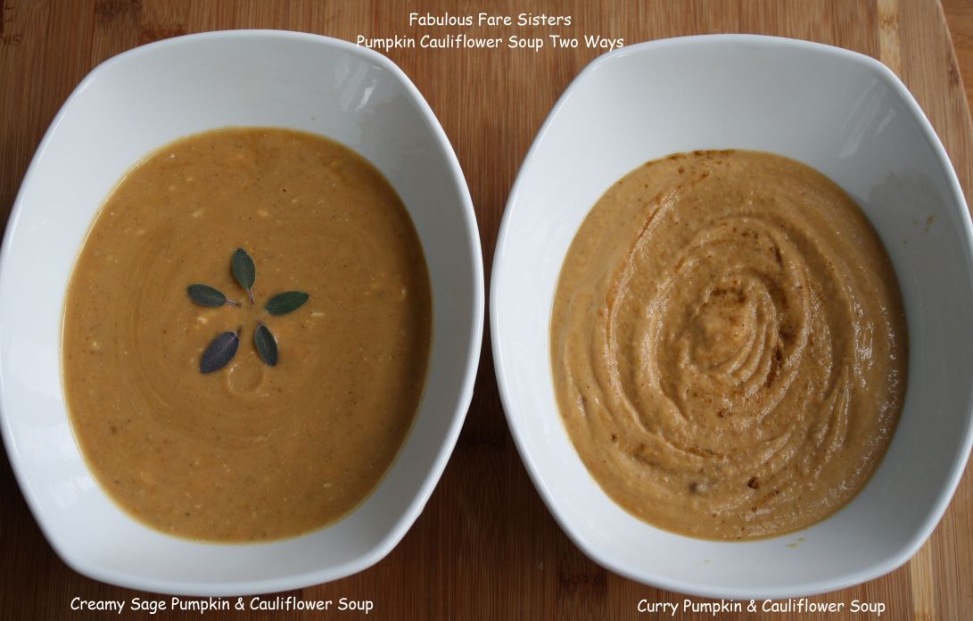 Pumkin & Cauliflower Soups