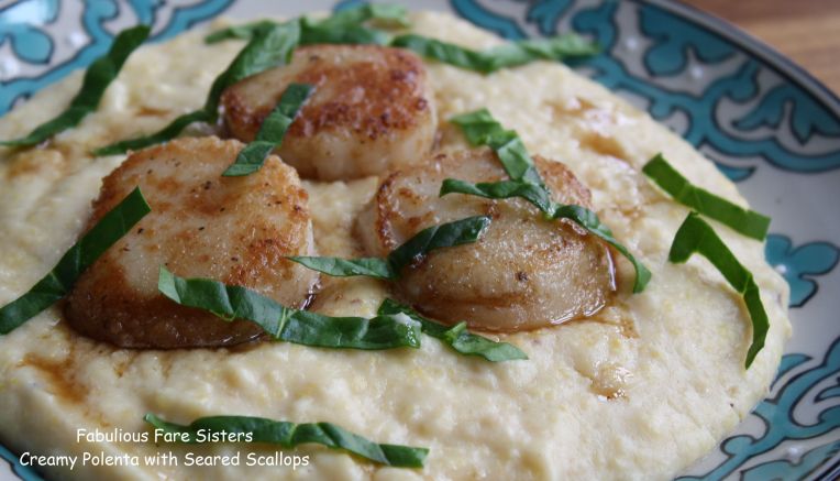 Creamy Polenta with Seared Scallops