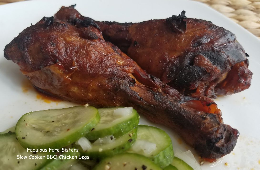 Slow Cooker BBQ Chicken Legs