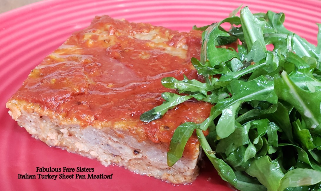 Italian Turkey Sheet Pan Meatloaf