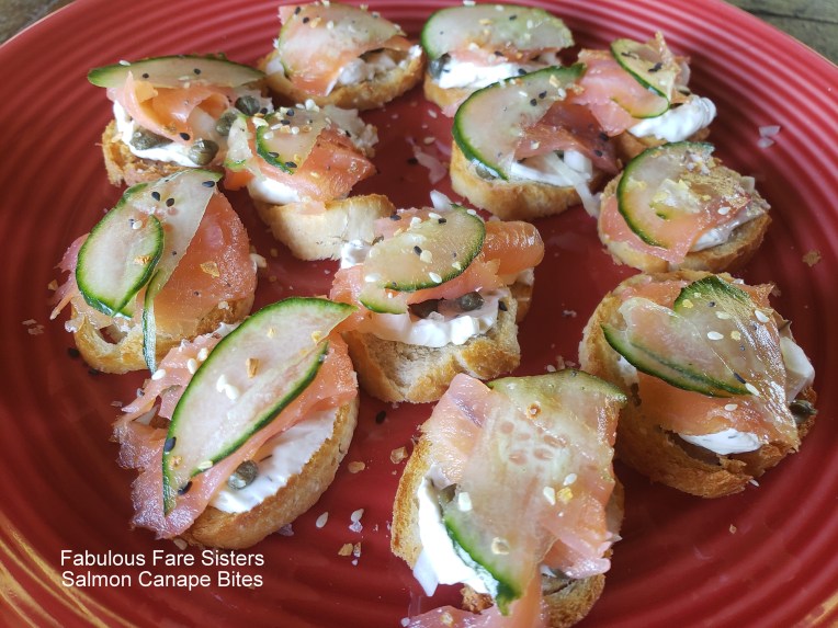 Salmon Canape Bites
